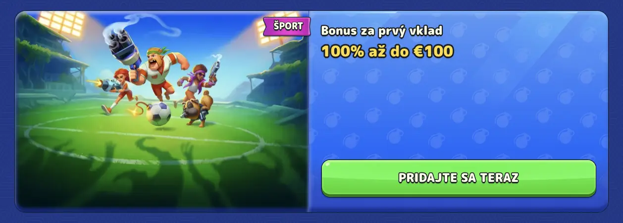 Športový uvítací bonus v Pistolo Casino – 100 % až do 100 € pri prvom vklade
